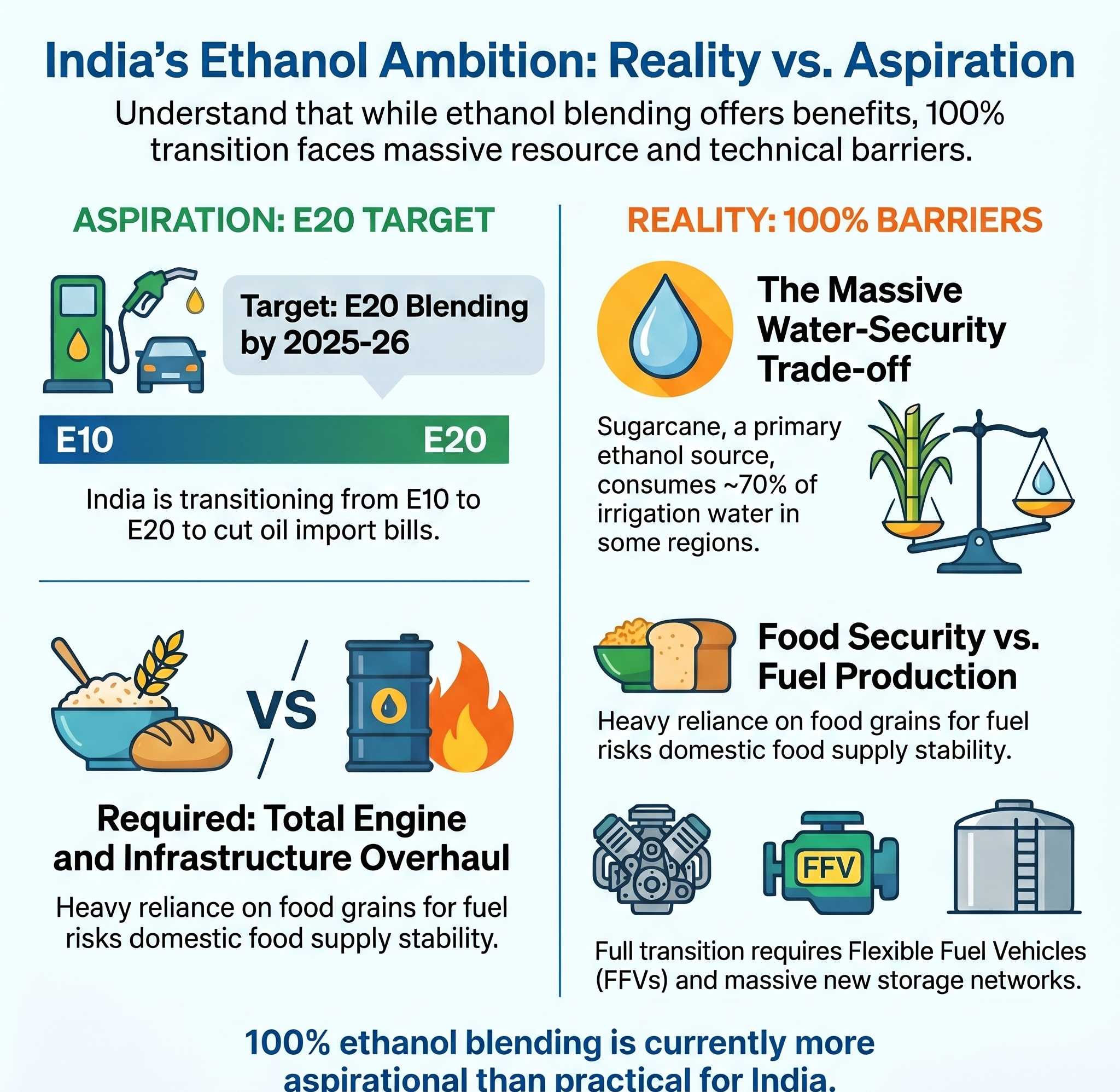 Can India move to 100% ethanol blending?